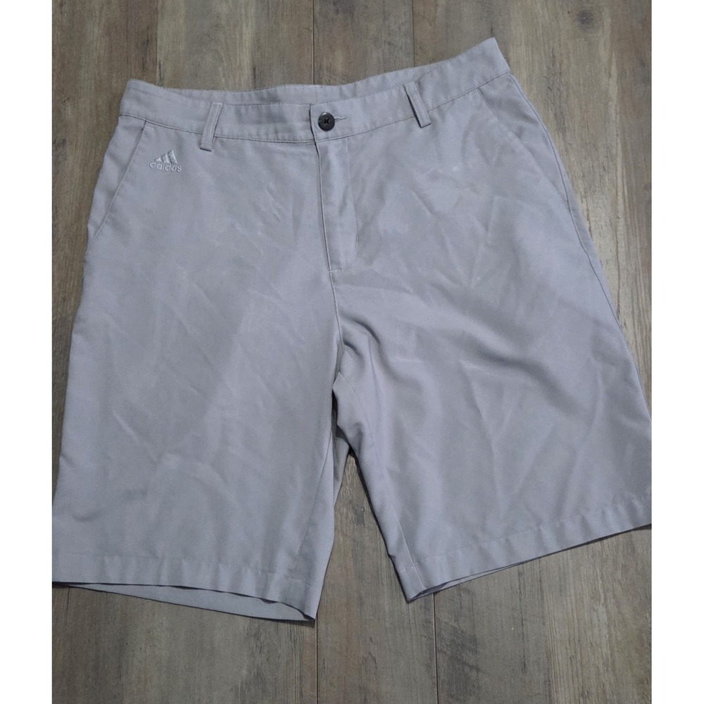 Adidas Gray Climalite Golf Chico Shorts Men Sz 32